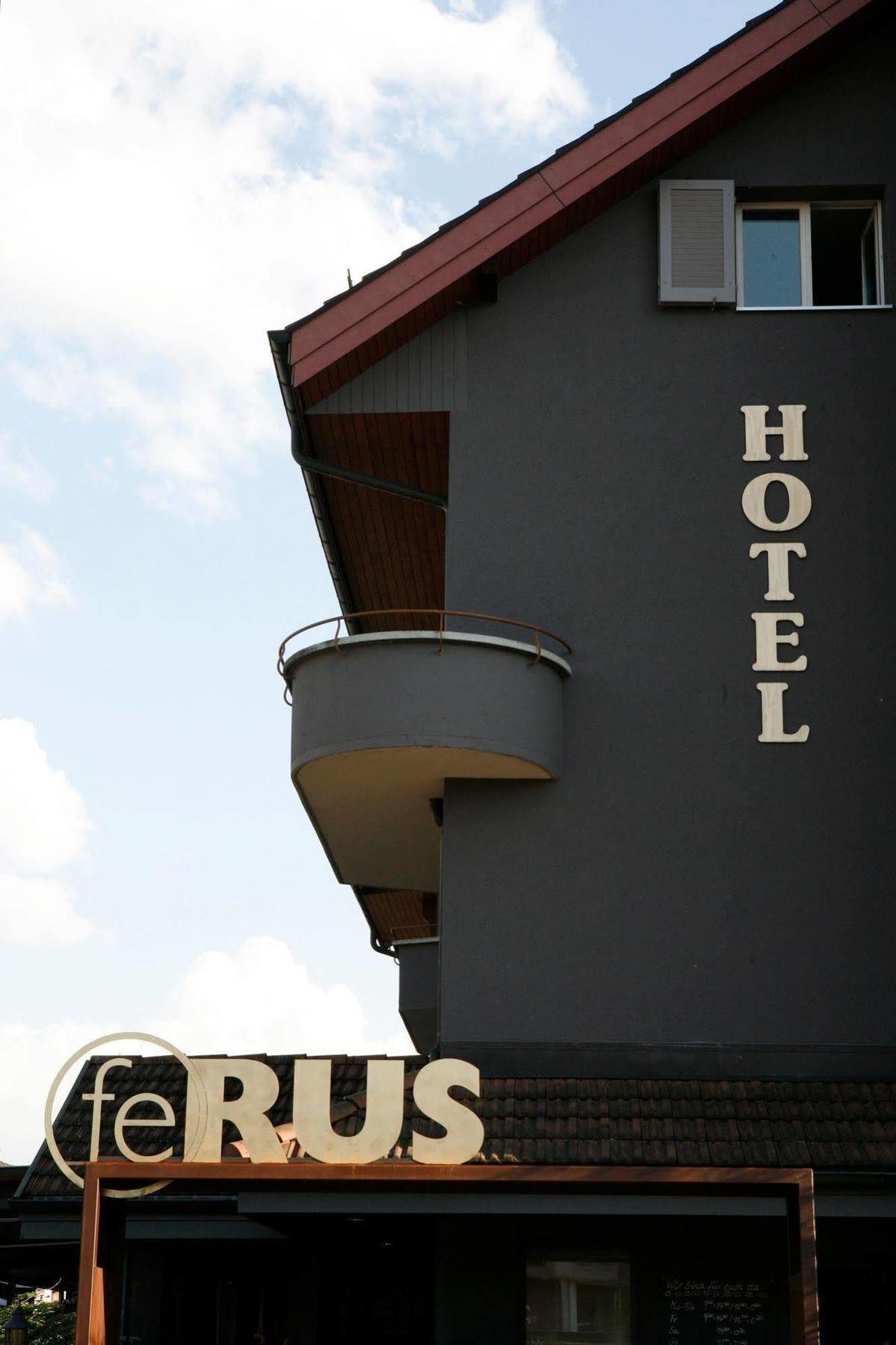 Ferus Hotel Rothenburg Bagian luar foto